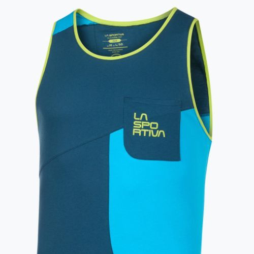 Pánske lezecké tričko La Sportiva Dude Tank blue N43639637