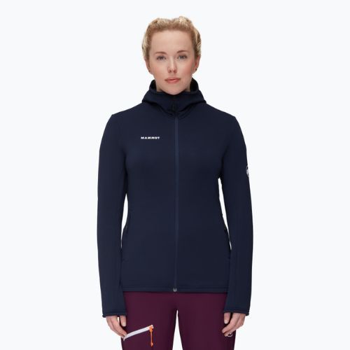 Mammut dámska trekingová mikina Aconcagua Light ML s kapucňou navy blue