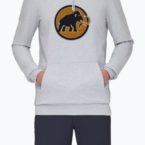Pánska trekingová mikina Mammut ML Hoody Circle šedá