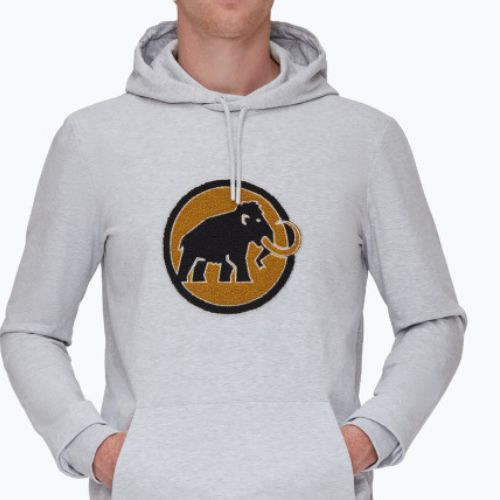 Pánska trekingová mikina Mammut ML Hoody Circle šedá