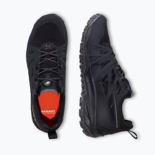 Pánske turistické topánky Mammut Saentis Low black
