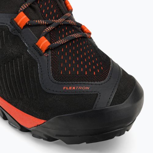 Pánske trekové topánky Mammut Sapuen Low GTX black and red