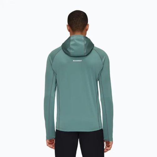 Pánske trekingové tričko Mammut Selun FL Sun Hoody green 1016-01420-40236-114