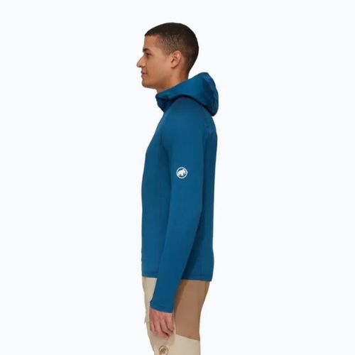 Mammut Selun FL Sun Hoody pánske trekingové tričko námornícka modrá 1016-01420-50550-115