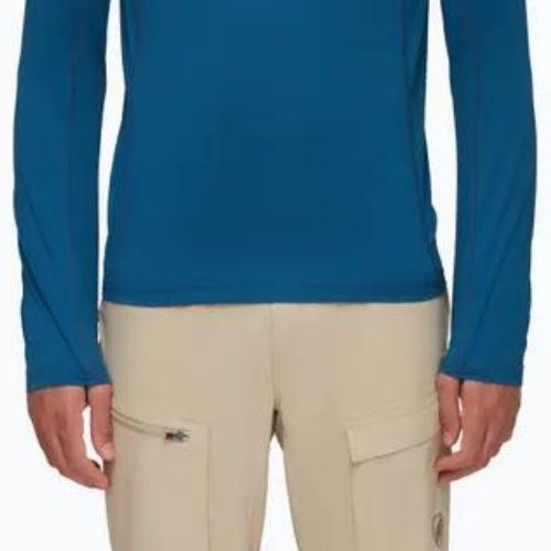 Mammut Selun FL Sun Hoody pánske trekingové tričko námornícka modrá 1016-01420-50550-115