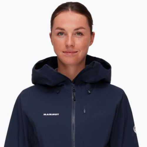 Mammut Alto Guide HS Dámska bunda do dažďa s kapucňou navy blue 1010-29570-5118-113