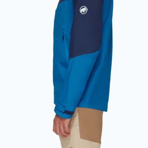 Mammut Convey Tour HS Pánska bunda do dažďa s kapucňou navy-blue