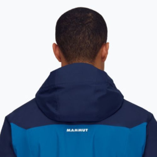 Mammut Convey Tour HS Pánska bunda do dažďa s kapucňou navy-blue