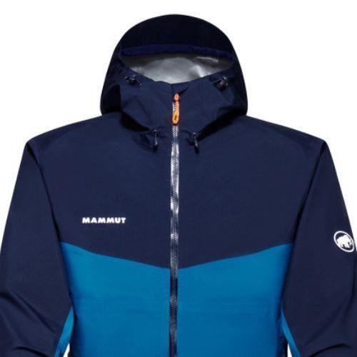 Mammut Convey Tour HS Pánska bunda do dažďa s kapucňou navy-blue