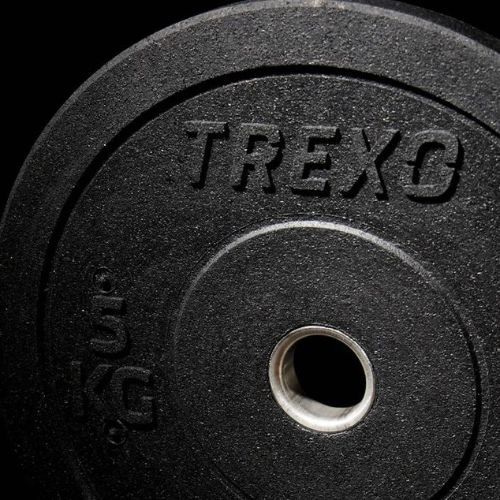 Olympijské nárazníkové závažia TREXO čierne TRX-BMP5 5 kg