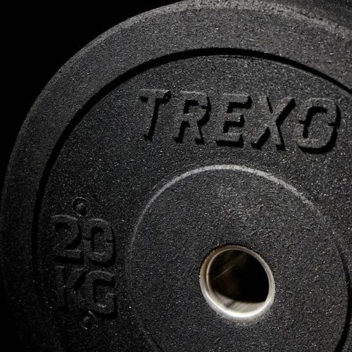 Olympijské nárazníkové závažia TREXO čierne TRX-BMP2 2 kg