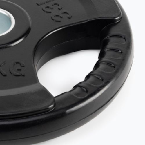 XTREXO čierna pogumovaná liatina hmotnosť RW15 15 kg