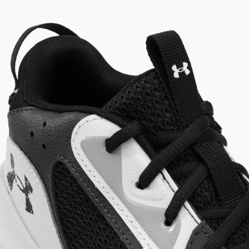 Pánska basketbalová obuv Under Armour Lockdown 6 bielo-šedá 325616-11