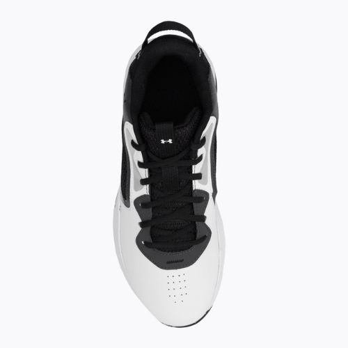 Pánska basketbalová obuv Under Armour Lockdown 6 bielo-šedá 325616-11