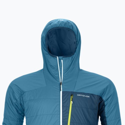 Pánska hybridná bunda ORTOVOX Swisswool Piz Duan modrá 6132700039