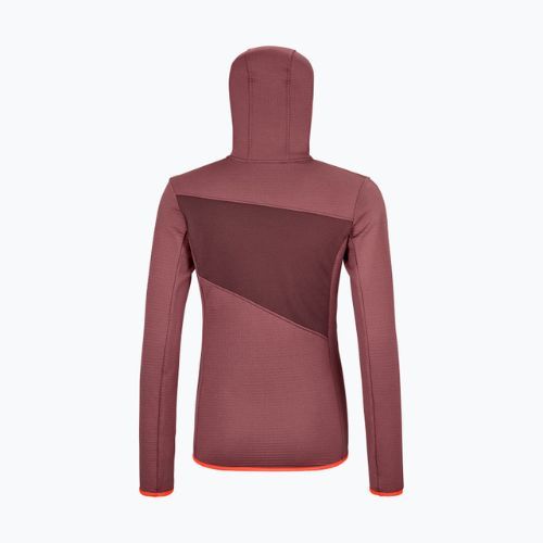 Dámska trekingová mikina Ortovox Fleece Grid Hoody červená 87201
