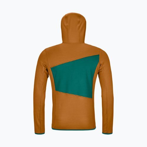 Pánska trekingová mikina Ortovox Fleece Grid Hoody brown 87211
