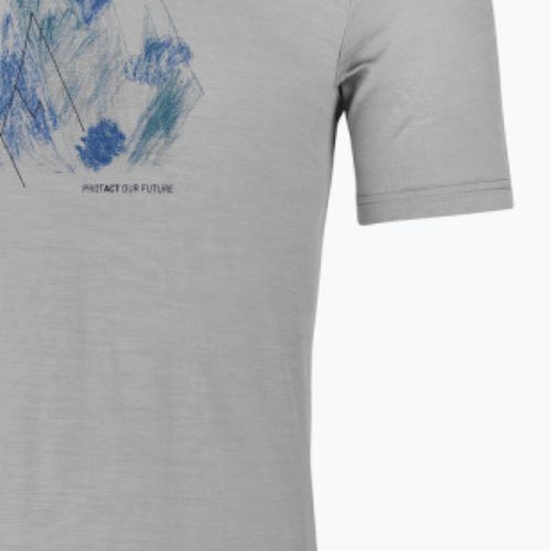 Pánske trekingové tričko Ortovox 140 Cool Mtn Playground sivé 88302