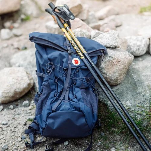 Fjällräven Abisko Hike Foldsack 25 l trekingový batoh navy blue F27222