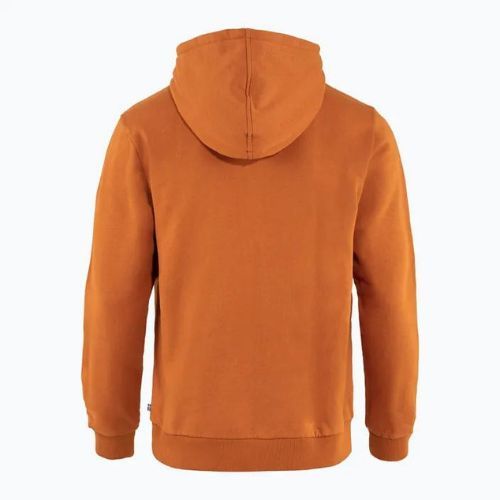 Pánska trekingová mikina Fjällräven Logo Hoodie brown F84144