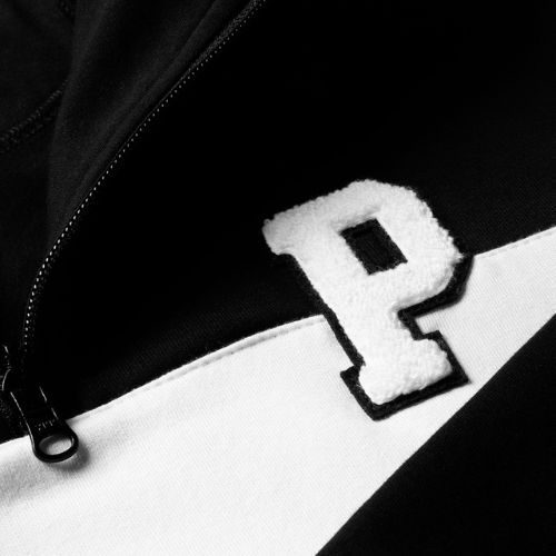 Pánska mikina PROSTO Half Zip Sweatshirt čierna KL222MSWE1132