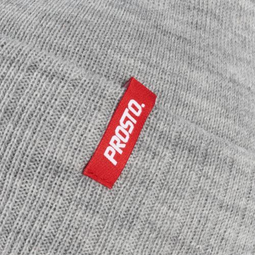 Pánska zimná čiapka PROSTO Cirru šedá KL222MACC272U