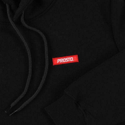 Pánska mikina s kapucňou PROSTO Plelog čierna KL222MSWE213