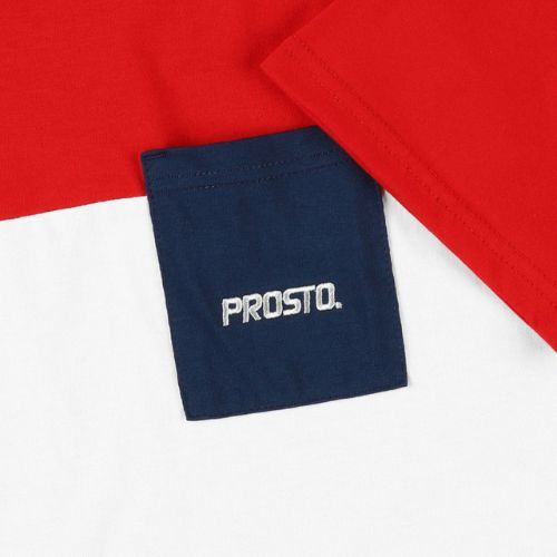 Pánske tričko PROSTO Pockes red KL222MTEE111