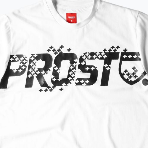 PROSTO Plusrain pánske tričko biele KL222MTEE221