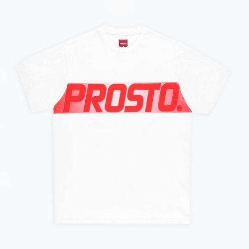 PROSTO Visio pánske tričko biele KL222MTEE1181