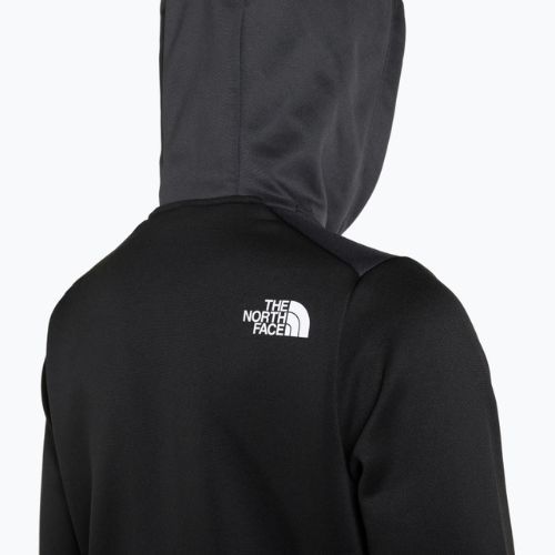 Dámska trekingová bunda The North Face Reaxion Fleece P/O Hoodie čierno-šedá NFA7ZACKT1