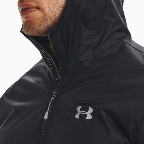 Pánska trekingová bunda Under Armour Forefront Rain 1 čierna 1321439