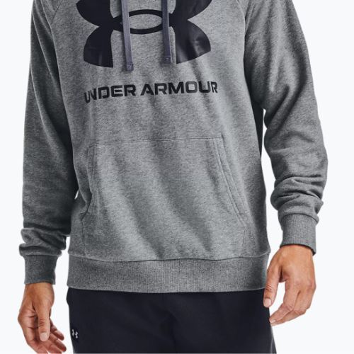 Under Armour pánska tréningová mikina Rival Fleece Big Logo HD dark grey 1357093-012