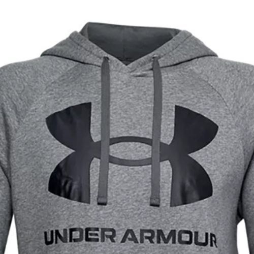 Under Armour pánska tréningová mikina Rival Fleece Big Logo HD dark grey 1357093-012