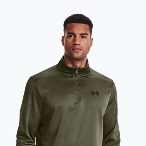 Under Armour Armour Fleece 1/4 Zip zelená pánska tréningová mikina 1373358