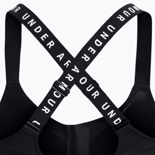 Under Armour Infinity High Bra Fitness podprsenka na zips čierna 1373860