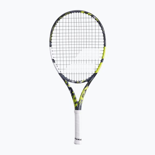 Detská tenisová raketa Babolat Pure Aero Junior 25 šedo-žltá 140468