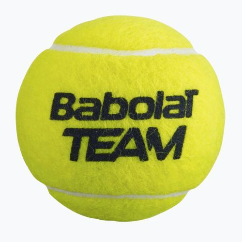Tenisové loptičky Babolat Team 18 x 4 ks žlté 502035