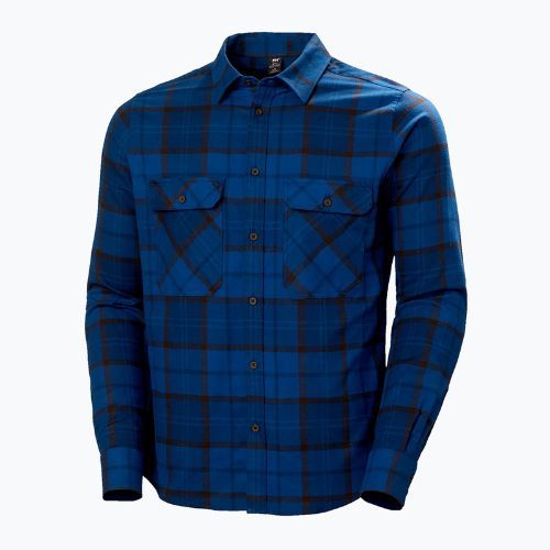 Pánska košeľa Helly Hansen Lokka Organic Flannel LS modro-čierna 62731_755