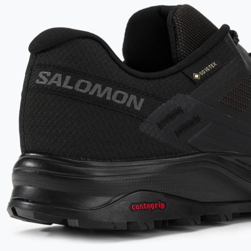 Salomon Outrise GTX pánske trekové topánky black L47141800