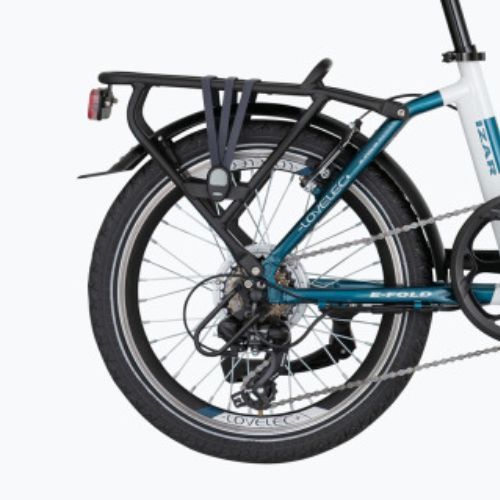 LOVELEC Izar 12Ah skladací elektrický bicykel biely B400369