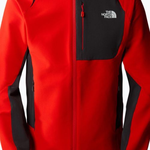 Pánska softshellová bunda The North Face AO Softshell Hoodie red NF0A7ZF5IJN1