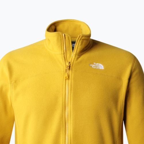 Pánska fleecová mikina The North Face 100 Glacier FZ yellow NF0A5IHQH9D1