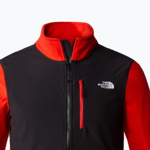 Pánska trekingová mikina The North Face Glacier Pro FZ červená NF0A5IHSWU51