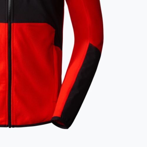 Pánska trekingová mikina The North Face Glacier Pro FZ červená NF0A5IHSWU51