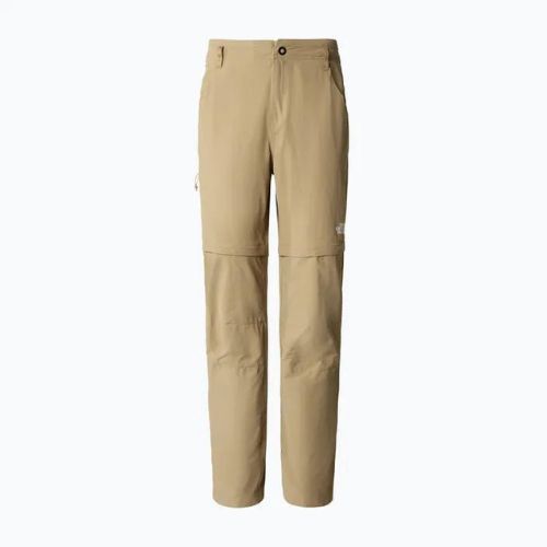 Dámske trekingové nohavice The North Face Exploration Conv Reg Straight beige NF0A7Z97PLX1