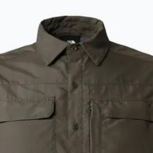 Pánske turistické tričko The North Face Sequoia LS green NF0A4T1821L1