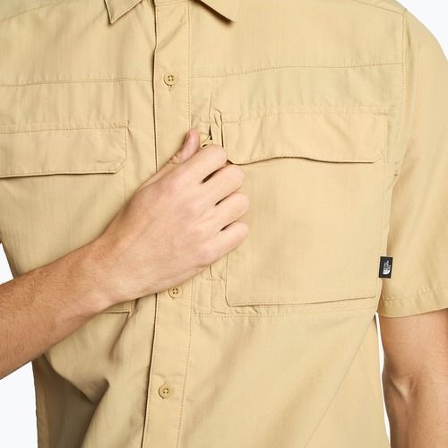 Pánske turistické tričko The North Face Sequoia SS beige NF0A4T19LK51