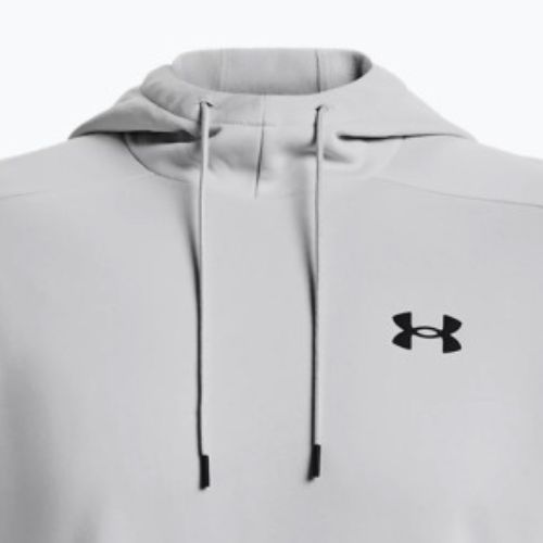 Pánska tréningová mikina Under Armour Armour Fleece Hoodie šedá 1373353-014
