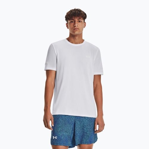 Under Armour Seamless Stride pánske bežecké tričko biele 1375692